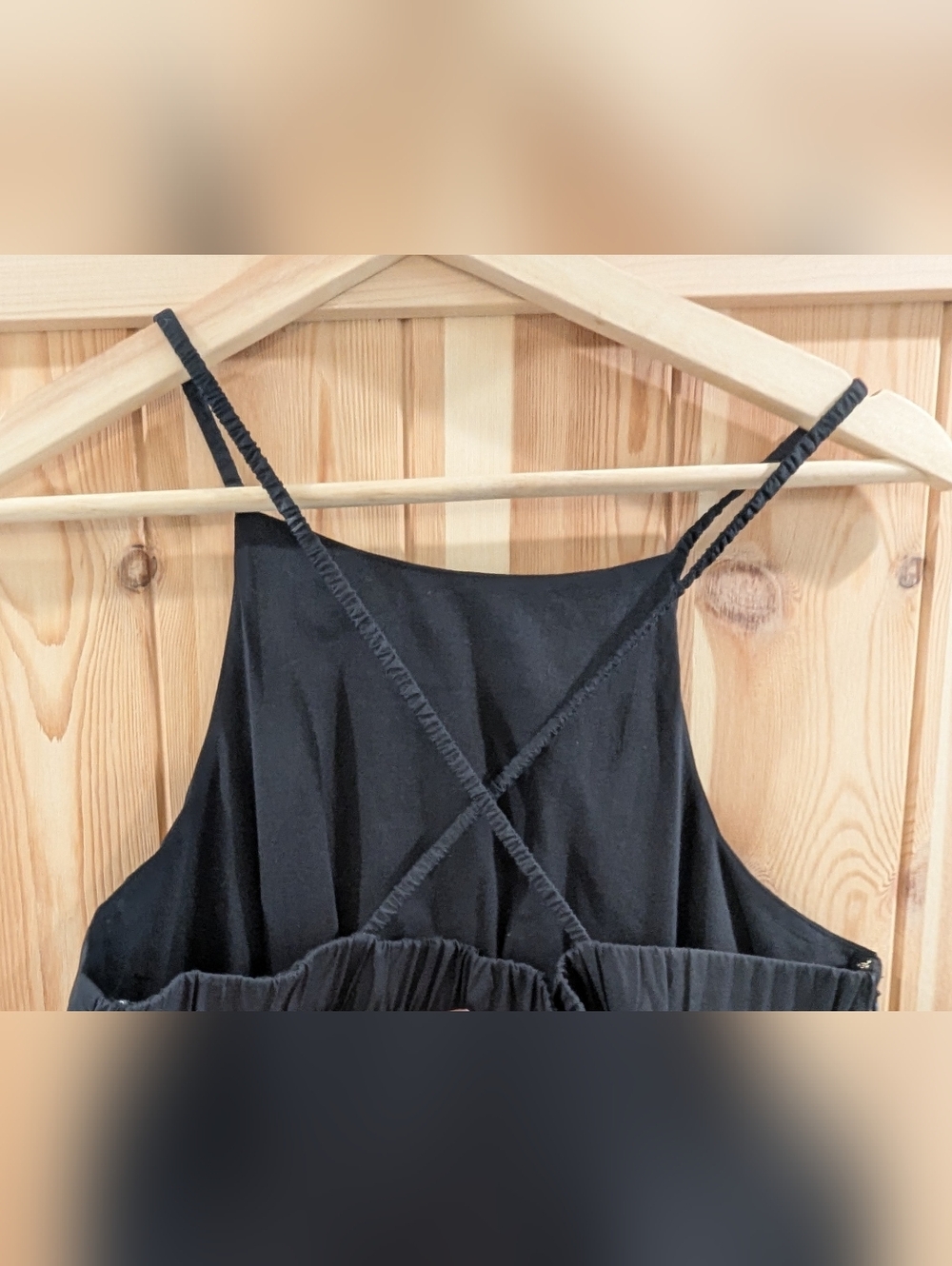 NWT Country Road Black Cotton Cutout Maxi Dress - Picture 8 of 12